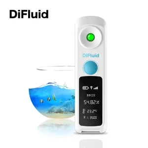 35% Sugar Refractometer Waterproof Digital Refractometer for Juice Fruits Beverages Food and Coffee Testing