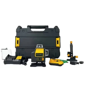 360 Degree Parallel Cross Line 16 Lines Laser Level Lithium Ion Battery Green Indoor Laser Level Power Tool Industrial Laser Level Set