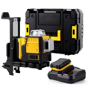 360 Degree Rotating 3D Self Leveling Laser Level for Portable Industrial Construction with Lithium Battery