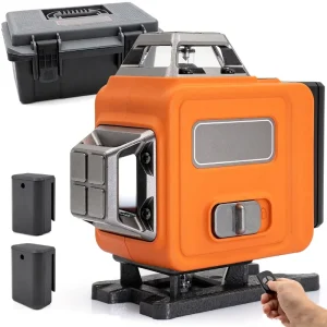 360 Green Self Leveling Laser Level with 5 Dots 4000mAh Rechargeable Battery Professional Tool