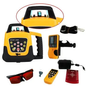 360 Rotary Laser Level Rotating Red Automatic Level Self-Leveling 300m Vertical Horizontal ScanInstrument Measuring Tools