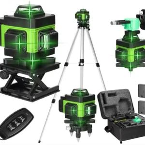 360 Self Leveling Green Laser Level with 4D 16 Lines for Indoor Outdoor Construction Surveying