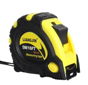 36G 50 5m 16ft Heavy Duty Carbon Steel Blade Measuring Tape Shockproof ABS Case Auto Lock 10m Attached Light