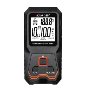 385+ Surface Resistivity Meter Conductive Static Dissipative Insulation Indication Surface Resistance Tester