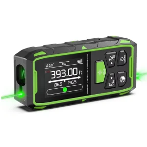 393 foot Professional Laser Rangefinder with Bluetooth and LCD Display