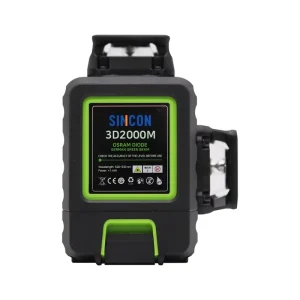 3D Green Beam Laser Level Self Leveling 3×360° Cross Line with Rechargeable Battery Osram LD Diode