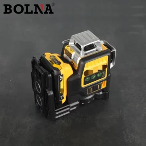 3D Wall & Floor Laser Level 12 Lines Green Beam High Precision Marking Cloth Bag Set