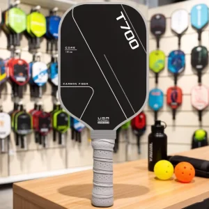 3K T700 Raw Carbon Fiber Pickleball Paddle 16mm PP Honeycomb Core Thermoformed Structure Training Entertainment Use