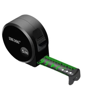 3M 5M 7.5M 10M Fluorescent Steel Tape Measure Black Gold Thickened Hardened Drop Resistant Metric Fluorescent Box Ruler
