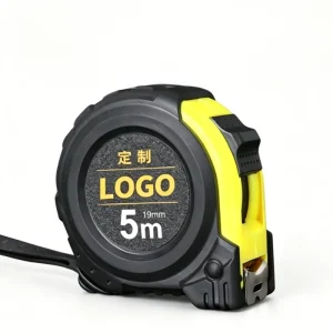 3M 5M Small Size Durable PVC Tape Measure with Rubber Shell and High Visibility Case