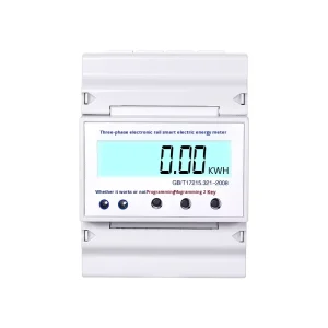 3T DTS4921 Three Phase Four Wire Rail Smart Remote KWH Electric Meter 485 Modbus Communication Interface 0.1 Accuracy 0-999kWh
