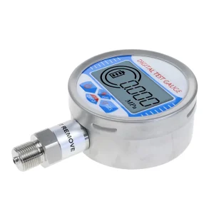 3VDC Powered LCD Digital Pressure Gauge With Wide Measuring Range 0.1 60MPa for Accurate Readings