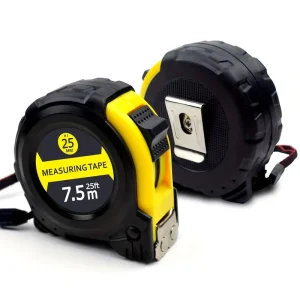 3m 5m 7.5m 10m Double-Sided Automatic Return Manual Lock Stainless Steel Blade Imperial Hook End Measuring Tape