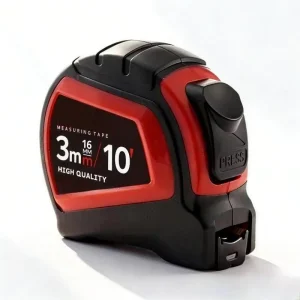 3m Metric Self Lock ABS+TPE Carbon Steel Blade Metre Tape Measure Construction Tools OEM ODM Service