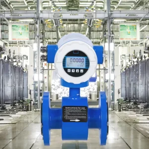 4-20mA Industrial High Pressure Digital Electromagnetic Flow Meter 0.5% Accuracy 0-15m/s Flow Rate Stainless Steel for All Size