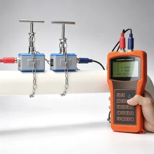 4 20mA LCD High Accuracy Variable Area Water Flow Meter DN25 DN1200 Clamp on Sensor Liquid Fluid UF Model