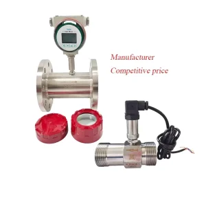 4 20mA Signal Output Professional Vegetable Oil Liquid Turbine Flow Meter Digital Flowmeter