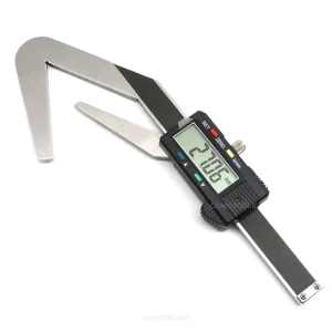 4-40×0.01mm 3-point Electronic Digital Caliper for Router Bit with 3 Cutting Edges