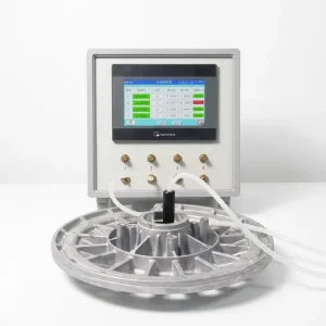 4 Channel Pneumatic Air Comparator Gauge with SPC Data Output for QC
