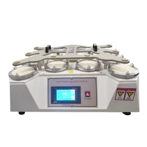 4 Heads Fabric Abrasion Testing Machine Martindale Pilling Test Machine Leather Abrasion Resistance Tester