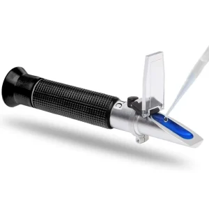 4 in 1 Antifreeze Refractometer Ethylene Glycol Propylene Glycol in Antifreeze Freezing Point Battery ATC Handheld Tester