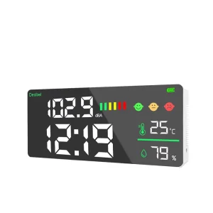 4-in-1 Electronic DB Meter Sound Level Instrument LED Backlit Decibel Noise Measuring Device Electronic Machine