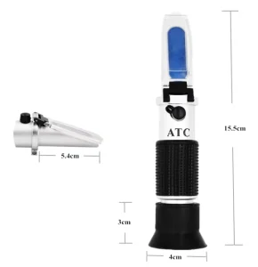 4 in 1 Portable Refractometer Automotive Urea Solution Antifreeze Gravity Coolant Refractormeter