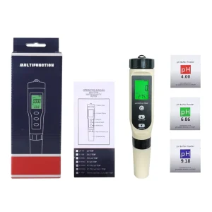 4 in 1 pH H2 Meter Rich Hydrogen Meter Digital Hydrogen Tester PH ORP H2 TEMP Meter for Water Quality