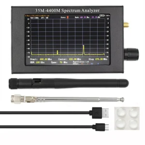 4.3 inch TFT Color LCD Screen Handheld Portable Spectrum Analyzer 35M 4400MHz Spectrum Analyzer