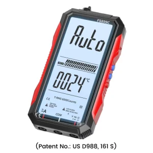 4.8″ Full Screen Multi-functional 6000 Counts 5999 Digits Auto-ranging Digital Multimeter Multi Tester Rechargeable