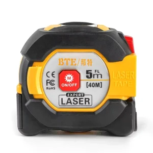 40/60M 3 in 1 Laser Rangefinder Tape Measure Steel Measure Indoor Measuring Instrument Crosshead Tool