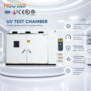 40 80 C PID Temperature Control and Forced Air Circulation UV Aging Test Chamber for Solar Module Durability Testing