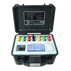 40A Large Current Transformer DC Resistance Tester 3 Phase Channel DC Winding Meter for Testing Resistance