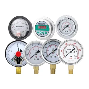 41.5mm Stainless Steel Universal High Accuracy Pressure Gauge with 1/8 1/4 Thread up to 600bar