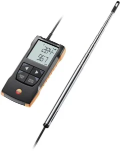425 Hot Wire Anemometer 0.01-20m/s Air Flow Velocity Meter Temperature Humidity
