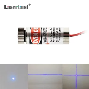 450nm Violet Blue Semiconductor Laser Module Laser Dot Line Cross Laser Light Source Generator