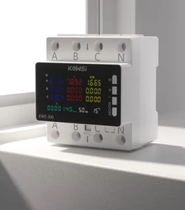 4P 3P 4W Smart DIN Rail Meter 0.5 Class Color LCD Tuya IoT Energy Management Energy Meter WiFi