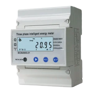4P 3P4W Solar DIN Rail Meter 0.5 Class Photovoltaic Energy Analytics System KWH Meter Energy Meter