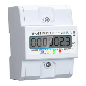 Customizable 4P Three Phase Electronic Energy Meter