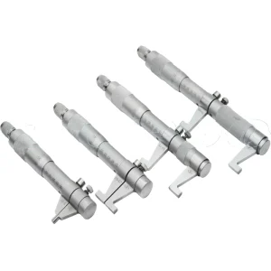 4in1 0-100MM 0.01MM Inside Micrometer Set With Plastic Box