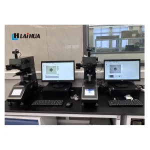 5 3000HV Micro Vickers Hardness Tester HV Automatic Loading and Unloading Touch Screen Type Max Height of Test Piece 210mm