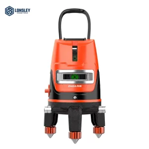 5 Line 235 Green Laser Level Kit with Tripod Orange Shell