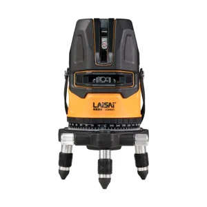 5 Line Laser Level Horizontal Vertical Manually LSG 686SPD 360 Degree Green Rotary Leveling +/-1mm/5m Accuracy
