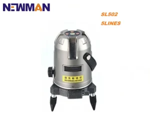 5 Line Self Leveling Laser Level 635nm 4V 1H with Plumb Dot High Brightness