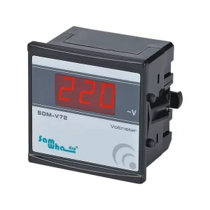 50 60Hz Single Phase 72*72 Ac Dc Voltage Panel Meter Digital