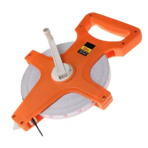 50 Meter Long Distance Fiberglass Measuring Tape Portable Open Frame Tape Measure for Land Survey Construction Work