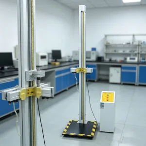 500*600mm Solid Steel Base Drop Test Equipment for PDA Electronic Dictionary Reliability Inspection