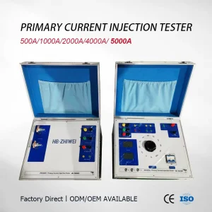5000A Primary Current Injection Tester High Accuracy Electronic Measurement Machine for Relay Circuit Breaker Motor