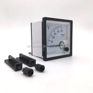 500V Pointer Type AC Voltmeter 72*72 Pointer Type Voltage Measuring Instrument