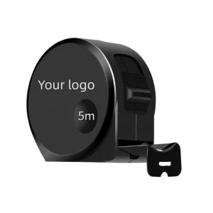 5M/16 ft Black Tape Measure Precise Measurement Black Gold Tape Retractable Measuring Tape With Imperial/Metric Scale Tape